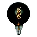 Ampoule LED Globe 125 mm en Verre Fumé avec Filament Spirale - Éclairage Dimmable pour Décoration Élégante et Économique