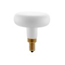 DASH66 4W LED E14 – Ampoule Design Italien 2700K Verre Opale Blanc pour Applique Murale, Parfaite pour Architectes d'Intérieur