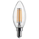 Ampoules - Pack de 3 Ampoules Flamme LED E14 4.5W - 470 lm (Équivalent 40W) - Éclairage Économique pour Lustres et Appliques ...