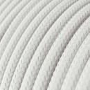 Câbles textiles Câble Électrique Extérieur Blanc 2x1.00mm² - Résistant UV et Intempéries, Idéal pour Installation en Jardin e...