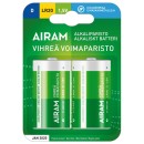 Lot de 2 piles Alcaline, type LR20, 1,5V