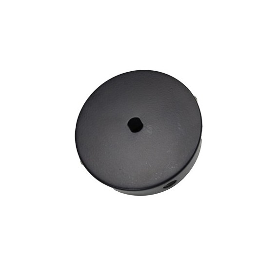 Composants - Rosace Métal Noir 80mm