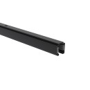 Rail 3 Circuits Noir 2 m – Aluminium – Compatible DALI & Domotique – Fixation Plafond ou Suspension - IBL