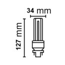 Radium LED G24q-1 – 5W 4000K Blanc Neutre – Remplacement CFL 13W 43620627