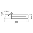 Radium Lampe LED 8 W 2G11 – Remplace CFL 18 W – 1000 lm (4000 K) 43520573