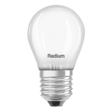 Ampoules Opales en Verre - Radium Dimmable E27 – 3.4W – 470 lm – 3000 K – Ampoule LED Sphérique équivalente 40 W