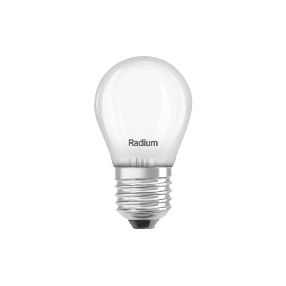 Ampoules Opales en Verre - Radium Dimmable E27 – 3.4W – 470 lm – 3000 K – Ampoule LED Sphérique équivalente 40 W