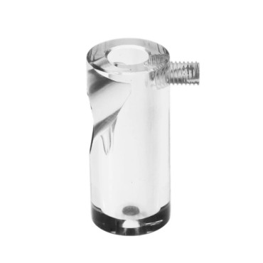 Isolateurs et passe câbles - Déport de Suspension Transparent pour Câble Textile – Fixation Plafond Discrète