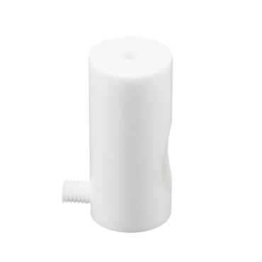 Isolateurs et passe câbles - Déport de Suspension Blanc pour Câble Textile – Fixation Plafond Élégante