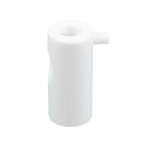 Isolateurs et passe câbles - Déport de Suspension Blanc pour Câble Textile – Fixation Plafond Élégante