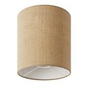 Composants - Abat jour en tissu Jute naturel Ø.22 x haut.23 cm