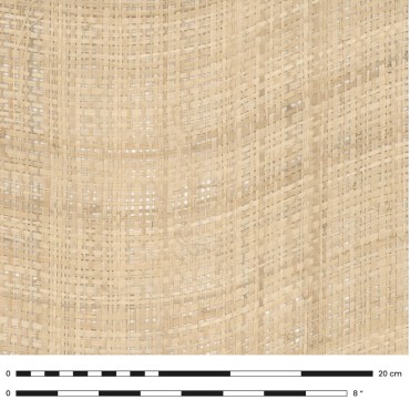 Composants - Abat jour en tissu Raphia naturel Ø.15 x haut.18 cm
