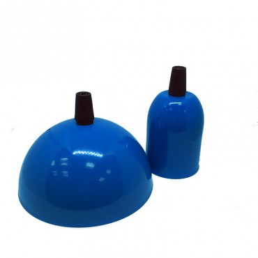 Caches douilles - Kit métal bleu pour suspension