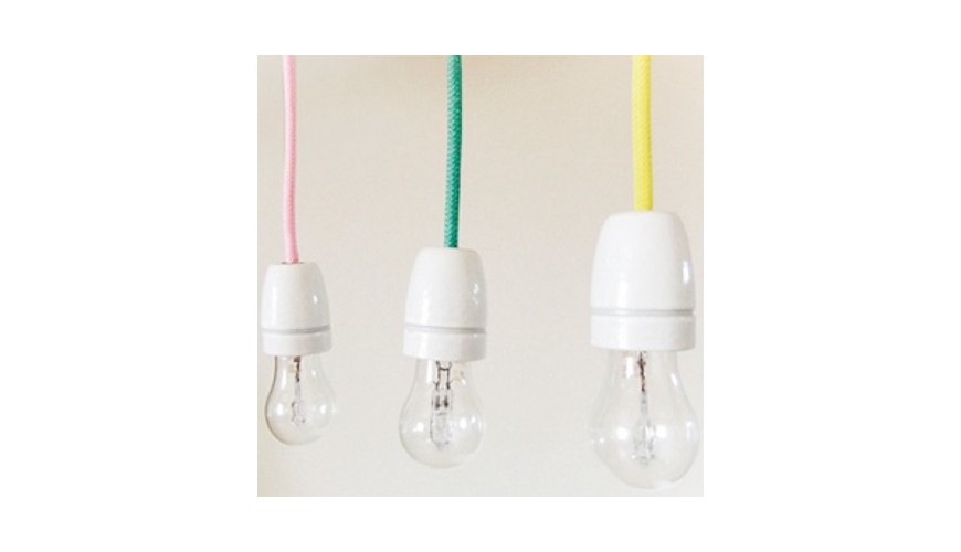 Le fil électrique tissu décoratif est fait pour les créations ou les restaurations de lampes