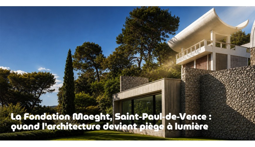 La Fondation Maeght, Saint-Paul-de-Vence : quand l'architecture devient piège à lumière